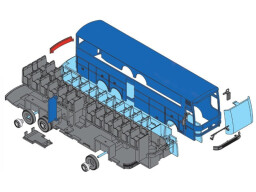 MS 50 Bus Setra 1:48 Atlantic Dolphinarium 